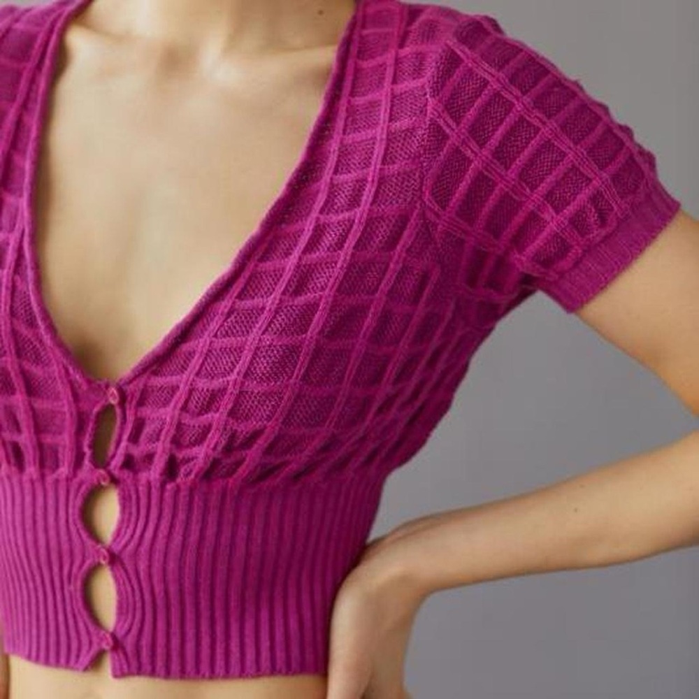 Urban Outfitters Fuchsia Knit Top